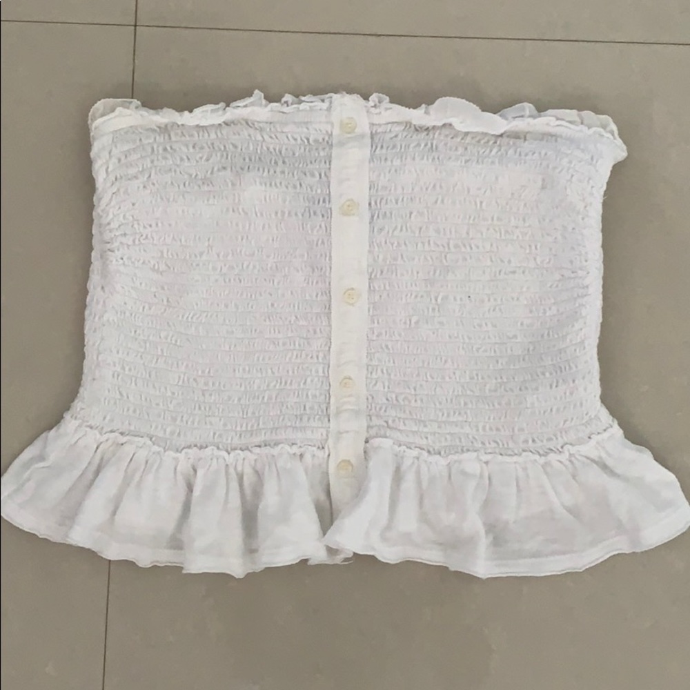 White crop top